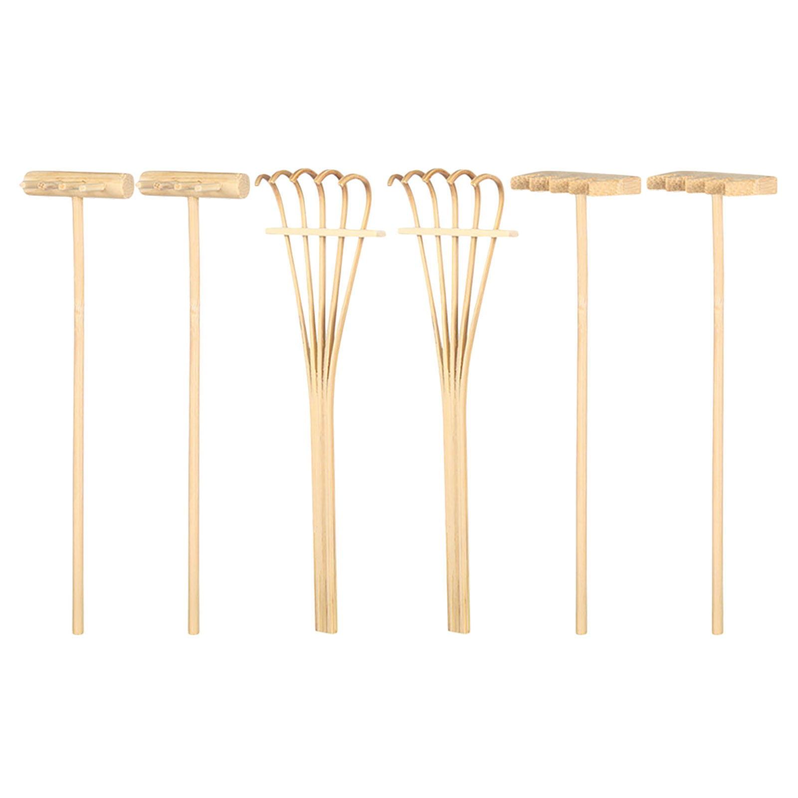 Zen Gardening Tools - Набор из 6 мини-грабель для песка
