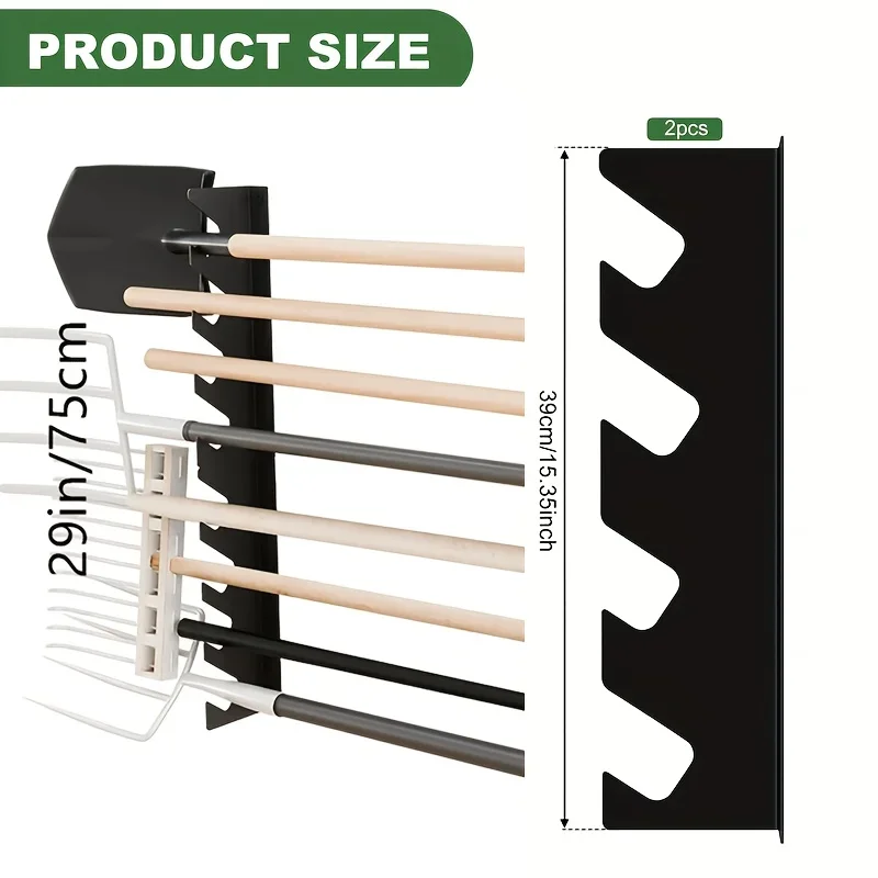 Gardening Tools Hoe - Настенный металлический держатель для садовых инструментов