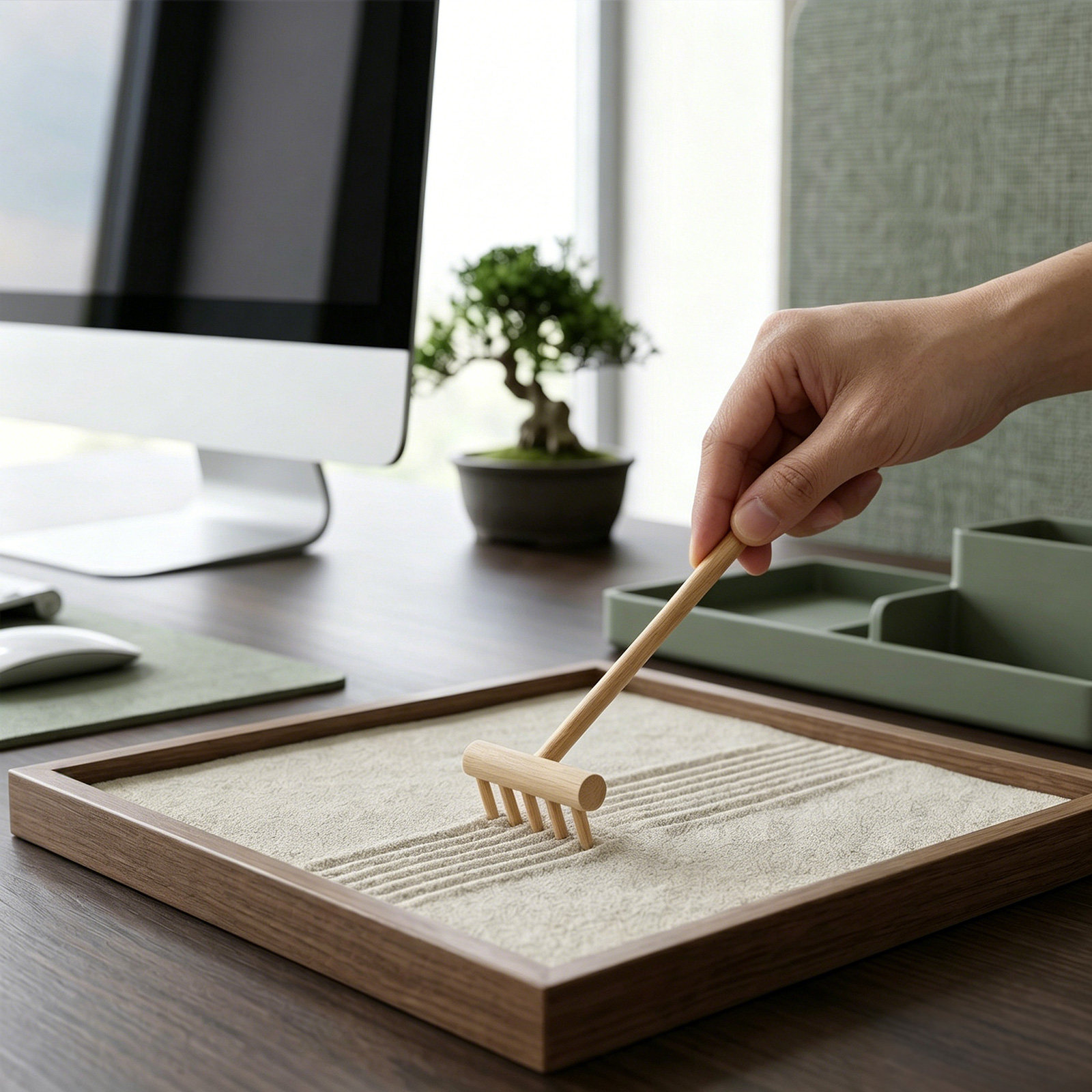 Zen Gardening Tools - Набор из 10 мини-гребней для дзен-сада,