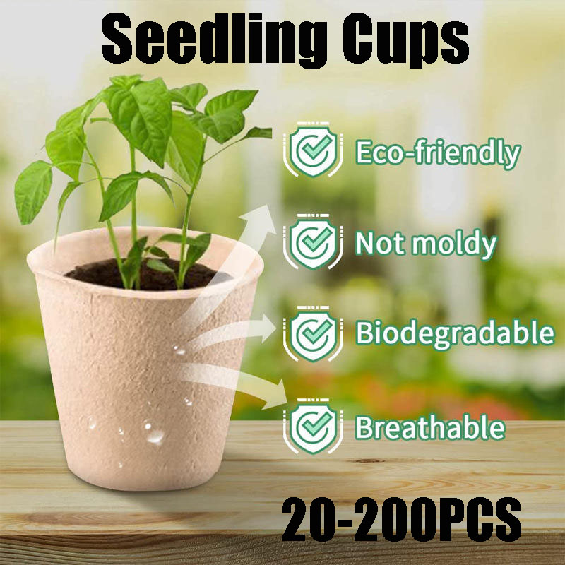 Seed Starter Trays - Круглые торфяные горшки для рассады 8