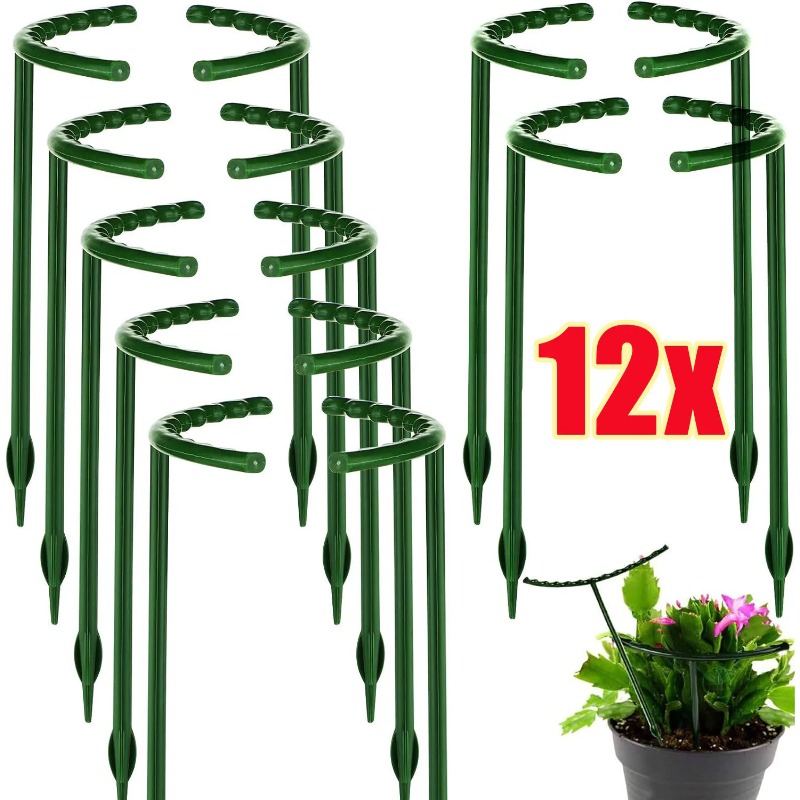 Gardening Tools Hoe - Пластиковое опорное кольцо для растений, садовая