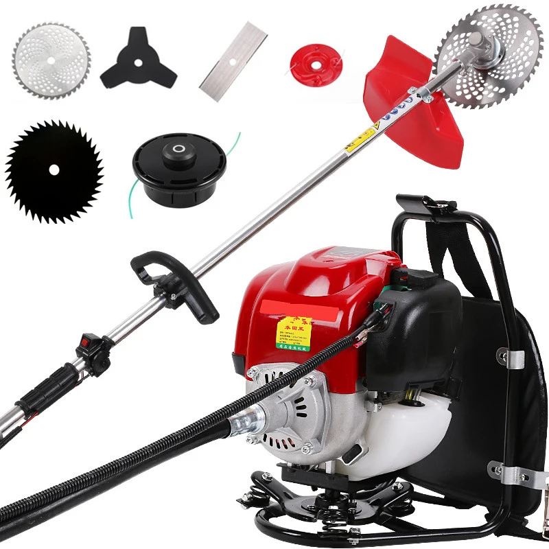 Gardening Tools Cutter - Многофункциональный бензиновый триммер-кусторез 6-в-1 с двигателем
