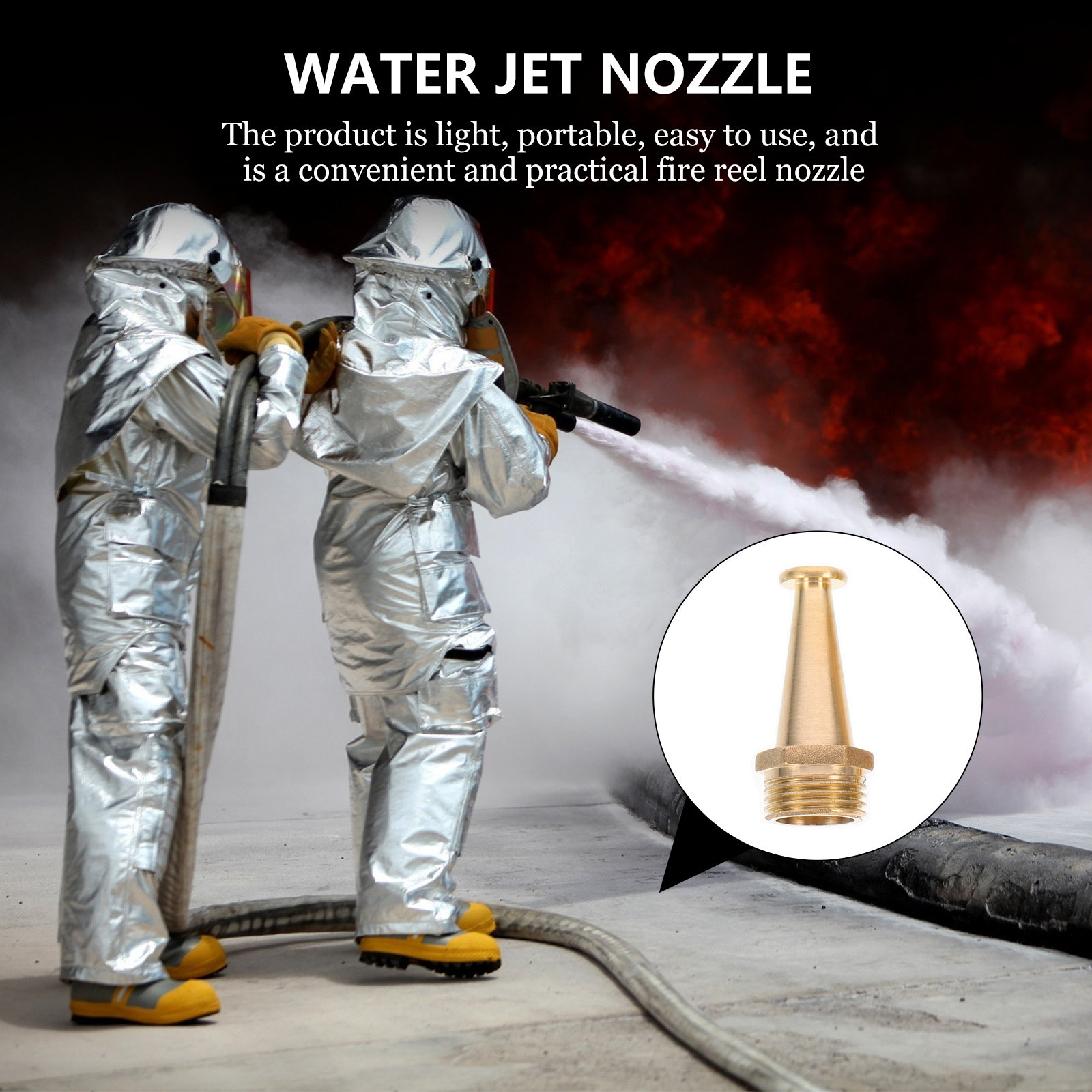 Garden Hose Nozzle - Комплект из 4 медных внешних соединителей
