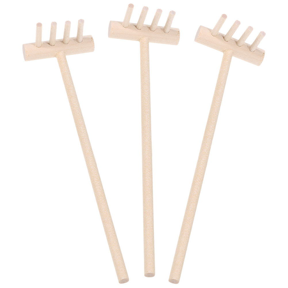 3 шт., бамбуковый мини-грабли, – обзор и цена Zen Gardening Tools