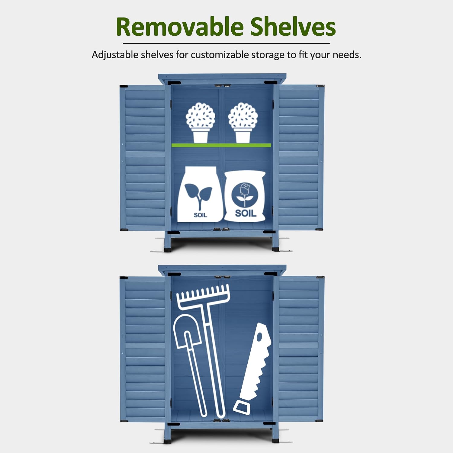 Маленький деревянный уличный ш – обзор и цена Gardening Tools Storage