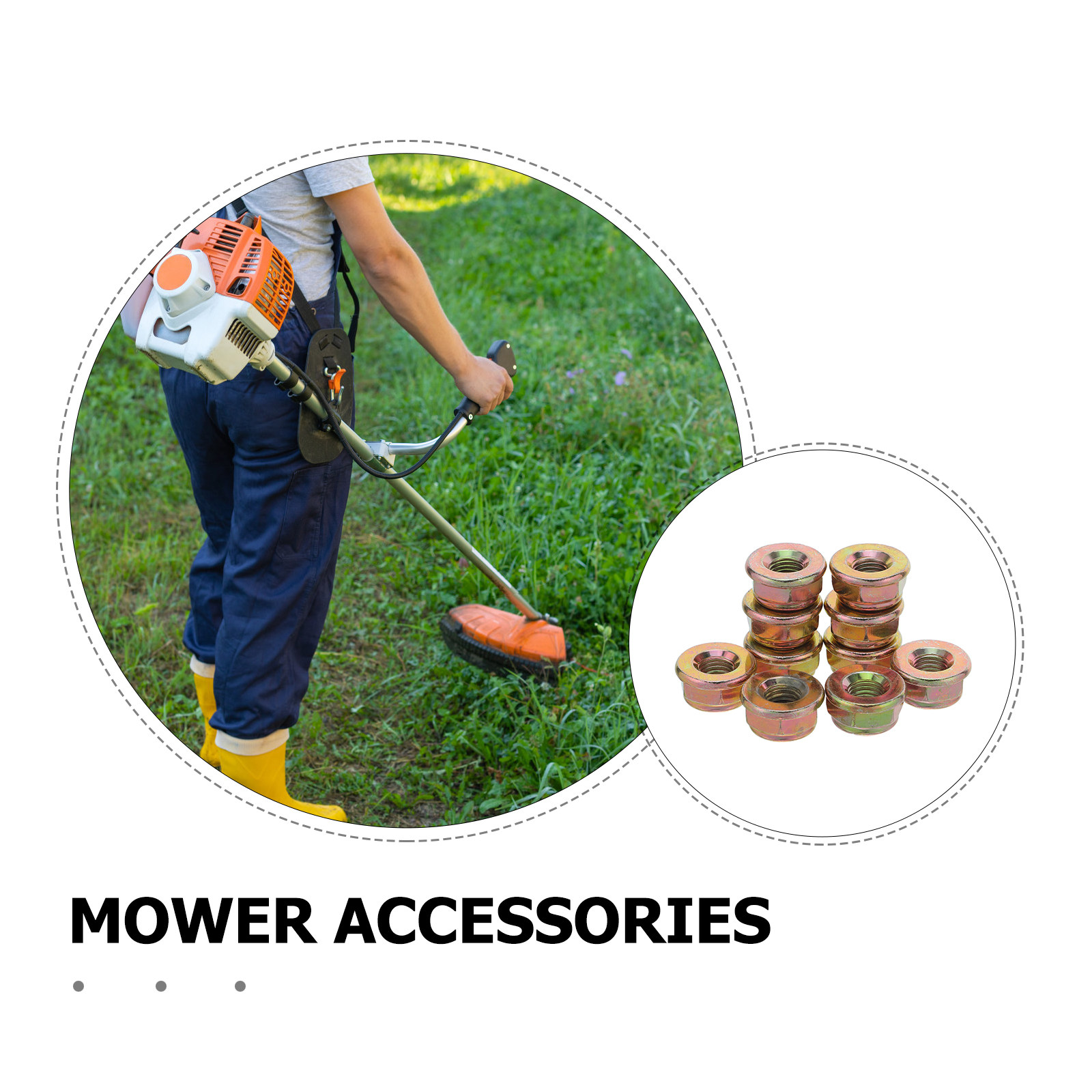 10 шт. гайка для лезвия газоно – обзор и цена Gardening Tools Cutter