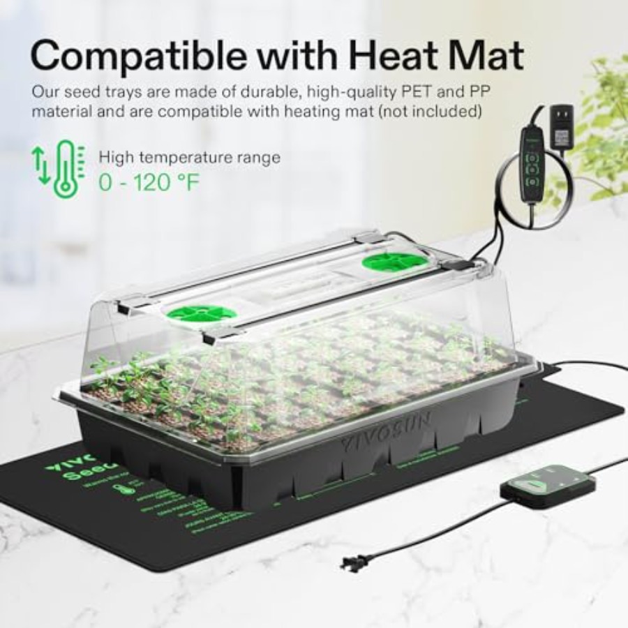 Набор из 6 поддонов для рассад – обзор и цена Seed Starter Trays