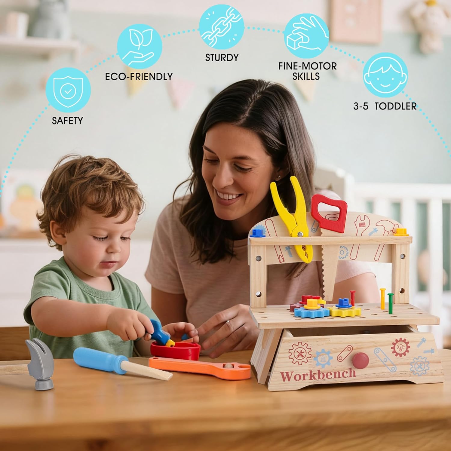 Деревянная скамейка для инстру – обзор и цена Gardening Tools Toddler