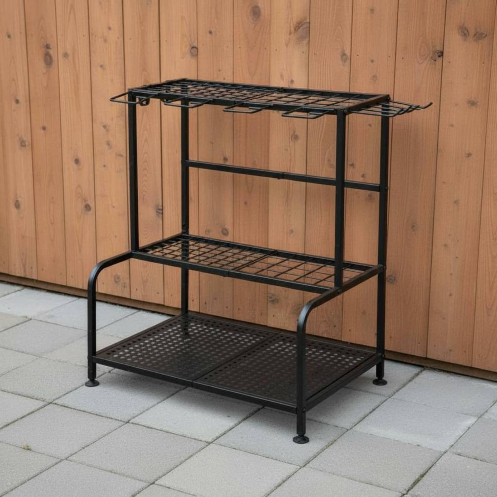 Металлическая подставка для са – обзор и цена Gardening Tools Storage