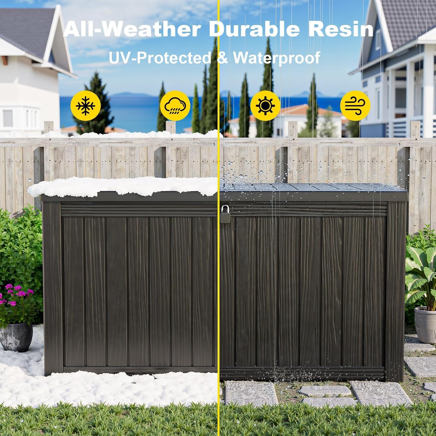 Ящик для хранения на открытом  – обзор и цена Gardening Tools Storage