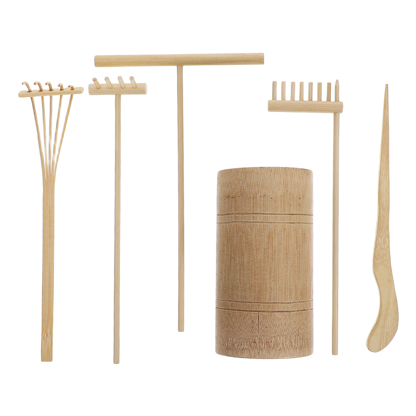 Набор миниатюрных бамбуковых с – обзор и цена Zen Gardening Tools