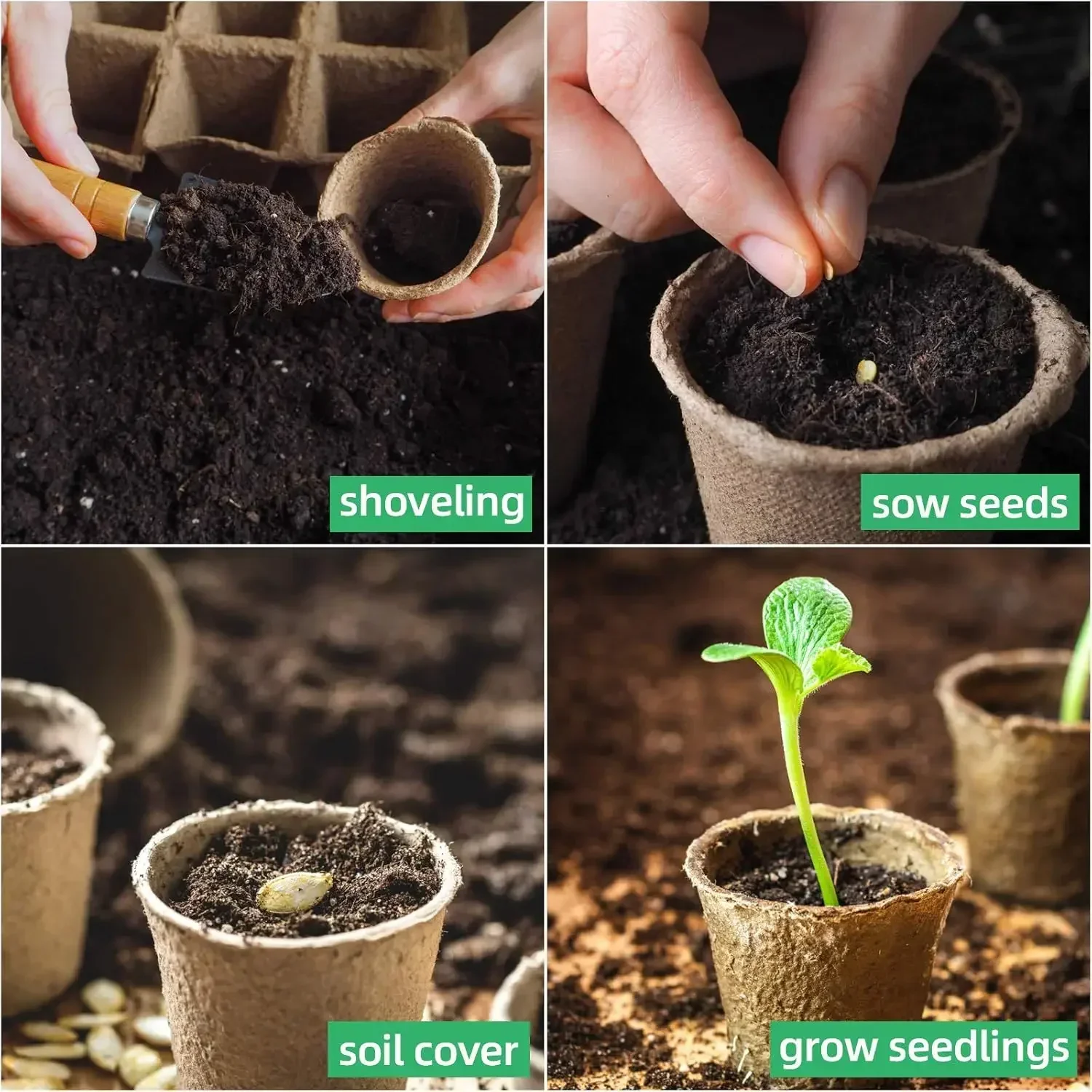 Круглые торфяные горшки для ра – обзор и цена Seed Starter Trays