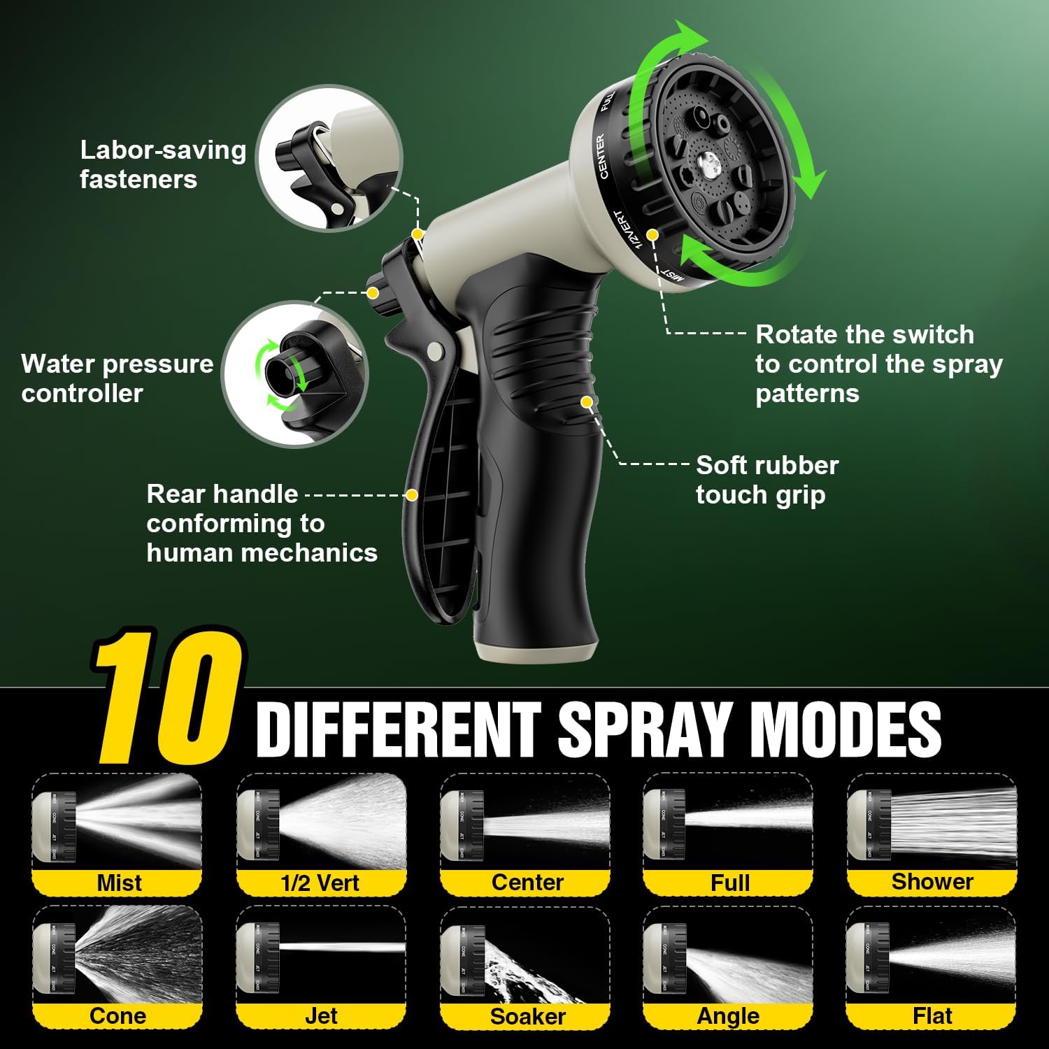 Садовый шланг 30 м (100 футов) – обзор и цена Garden Hose Nozzle