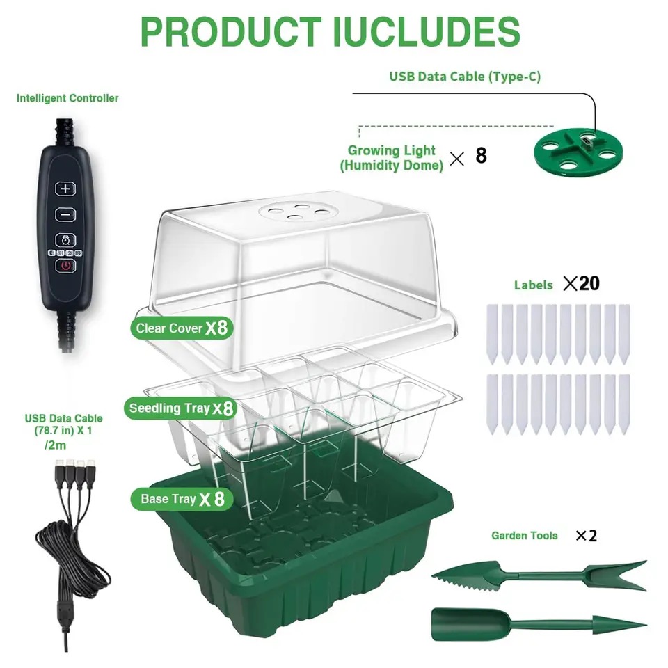 Светодиодная лампа для растени – обзор и цена Seed Starter Trays