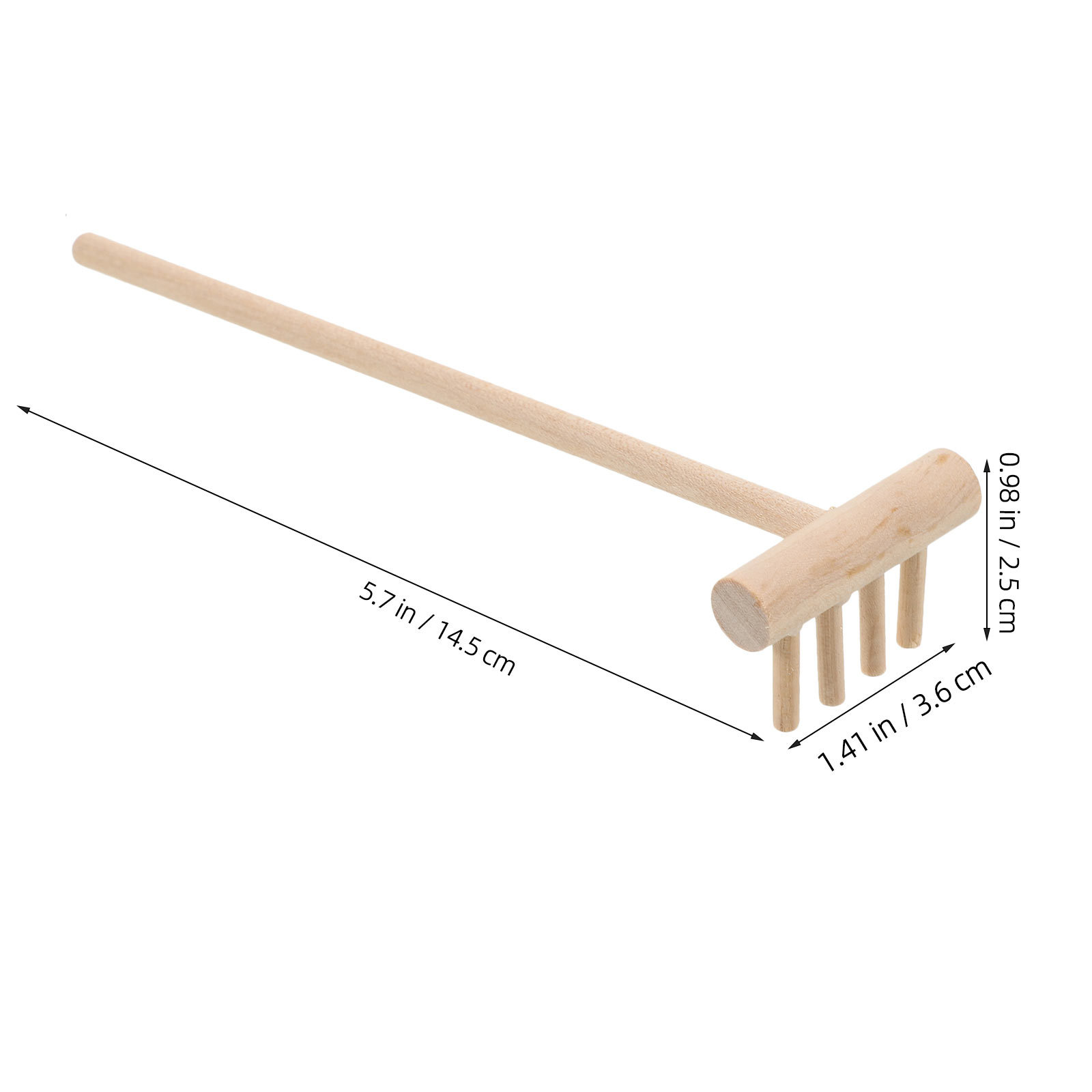 Миниатюрный бамбуковый грабель – обзор и цена Zen Gardening Tools