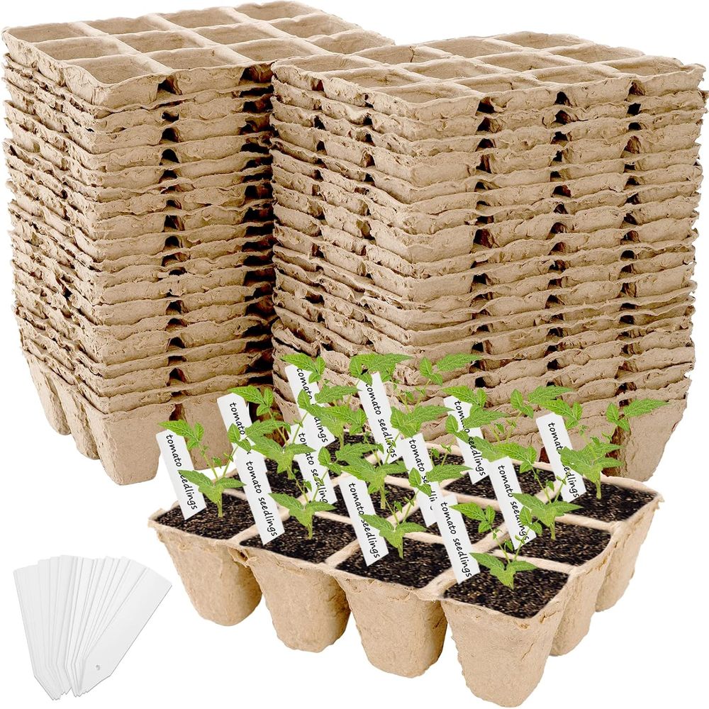 Набор из 40 торфяных горшков д – обзор и цена Seed Starter Trays