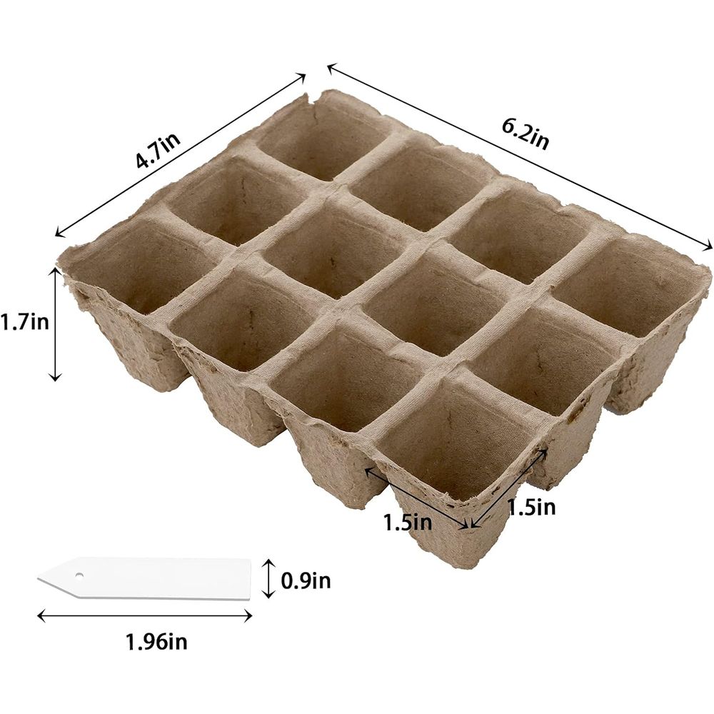 Набор из 40 торфяных горшков д – обзор и цена Seed Starter Trays