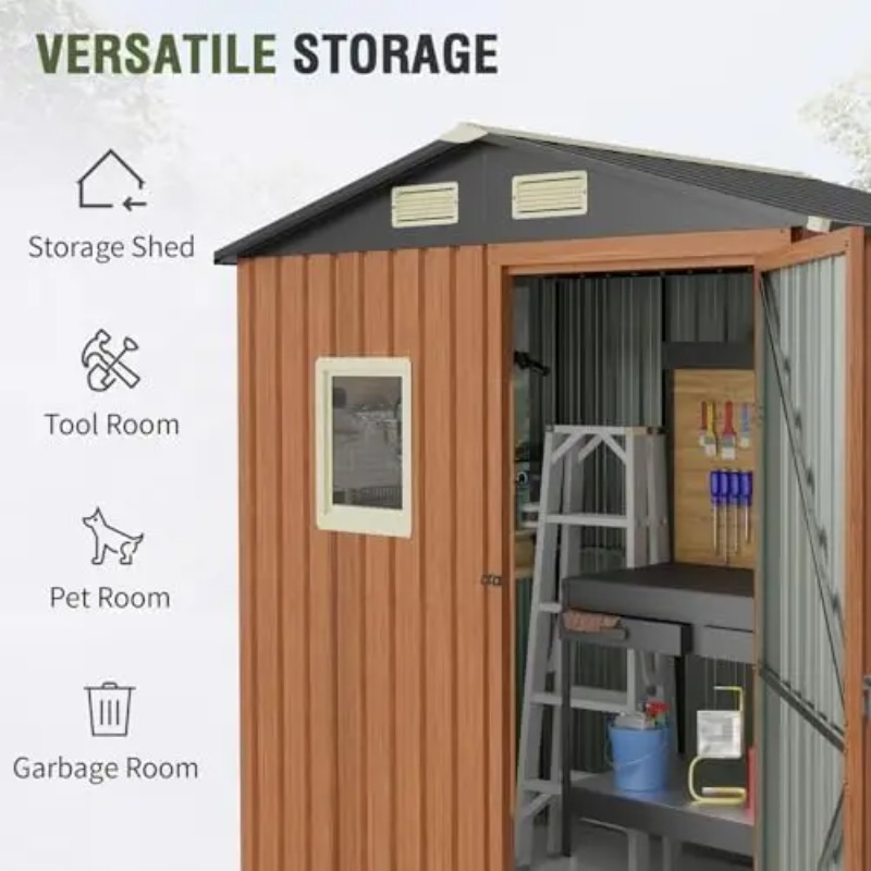 Садовый сарай для хранения 6x4 – обзор и цена Gardening Tools Storage